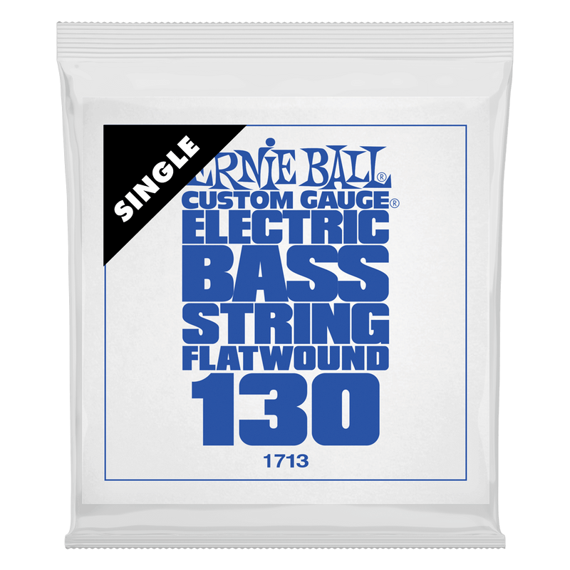 Ernie Ball Bass Single Flatwound .130