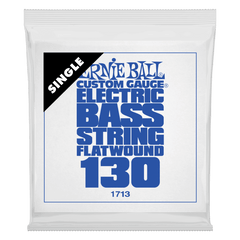 Ernie Ball Bass Single Flatwound .130