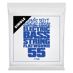 Ernie Ball Single Bass - Flatwound - .055