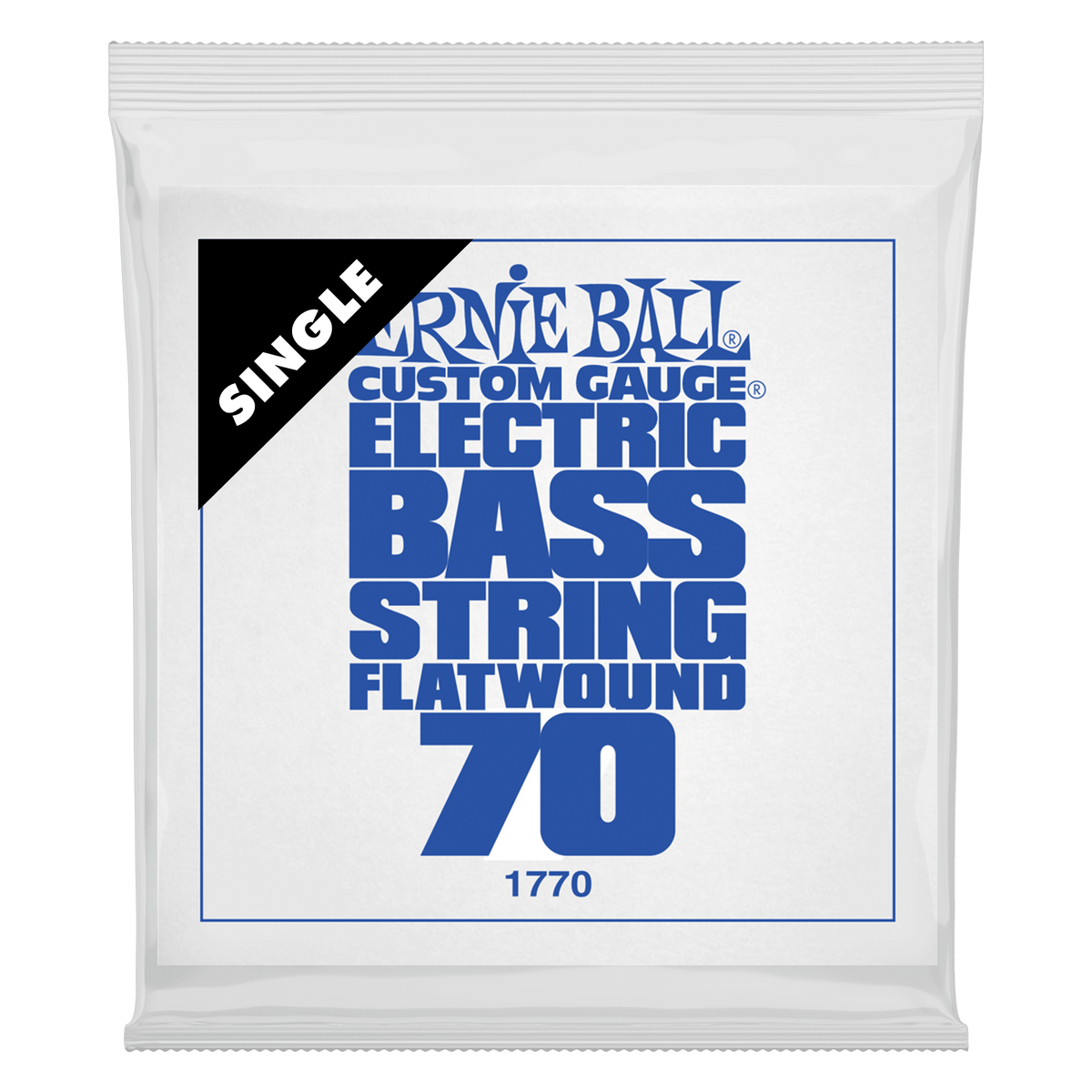 Ernie Ball Single Bass String-Flatwound .070