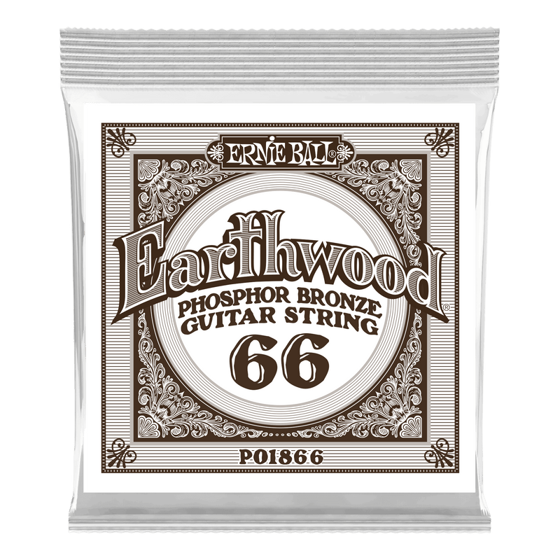 Ernie Ball Single-Earthwood Pb .066