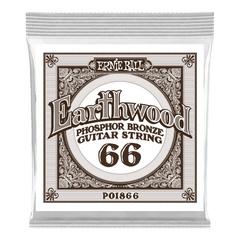 Ernie Ball Single-Earthwood Pb .066