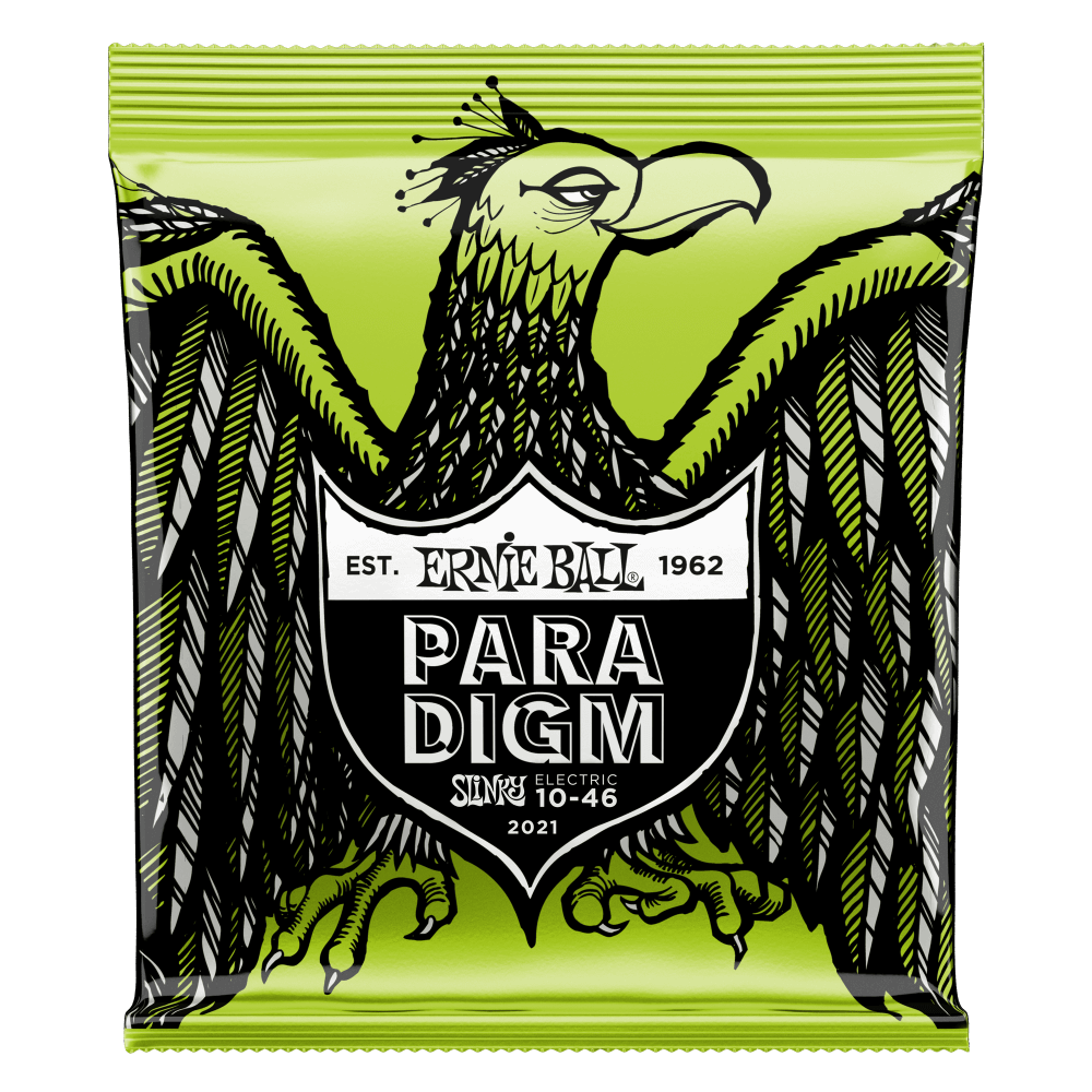 6 x Ernie Ball Paradigm 2021 Regular Slinky Electric Guitar Strings