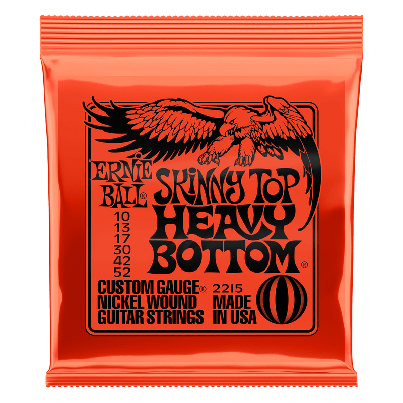 6 x Ernie Ball Skinny Top Heavy Bottom Slinky Nickel Wound Electric Guitar Strings