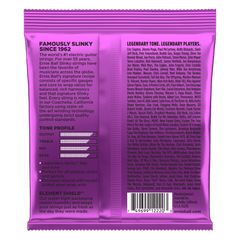 12 x Ernie Ball Electric Guitar Strings Set 11/48 Power Slinky Purple