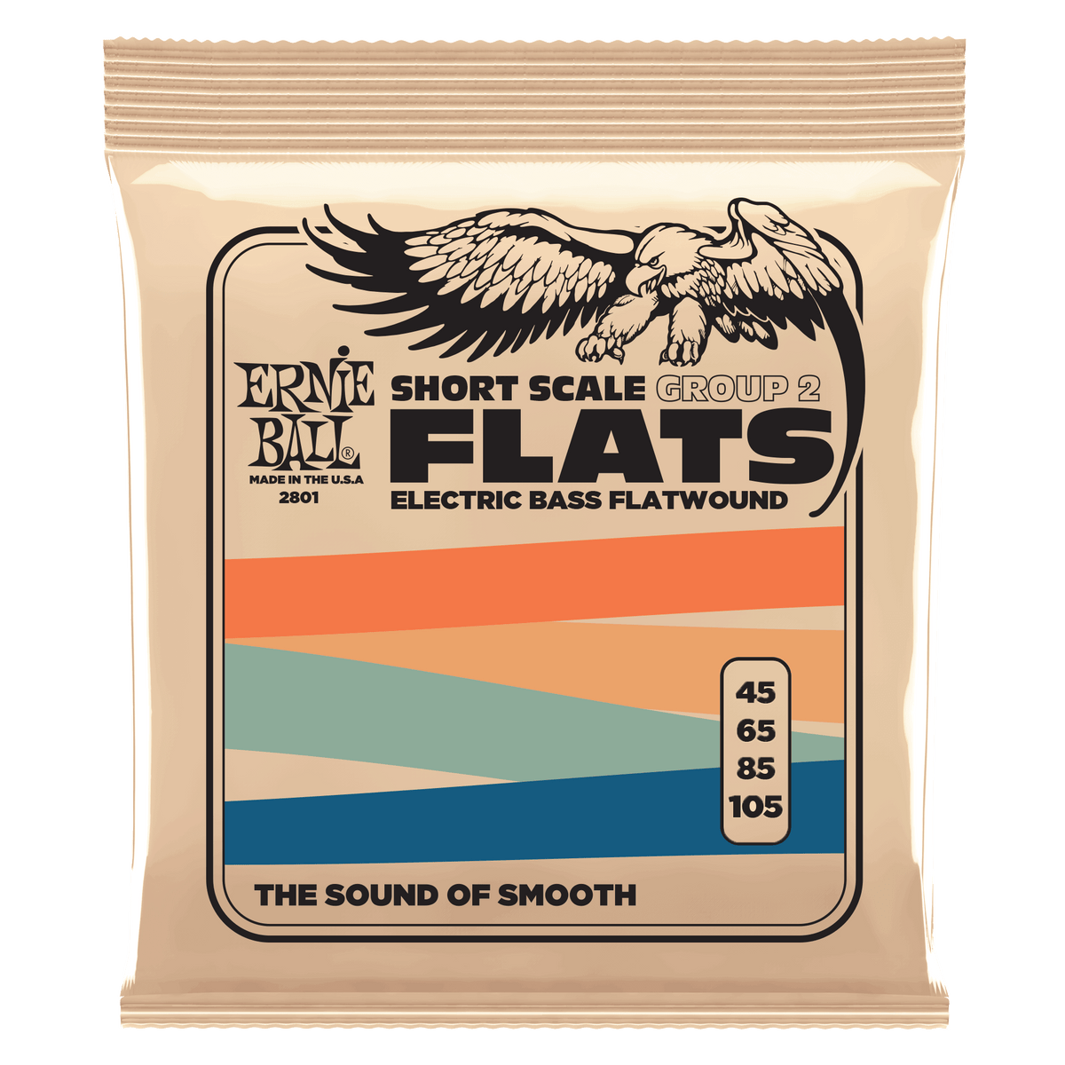 Ernie Ball Flatwound Short Scale Bass 50-110