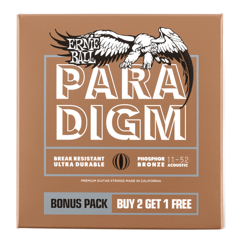 Ernie Ball Paradigm - 3 Pack - Pb Lite 11/52