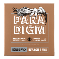 Ernie Ball Paradigm - 3 Pack - Pb Lite 11/52