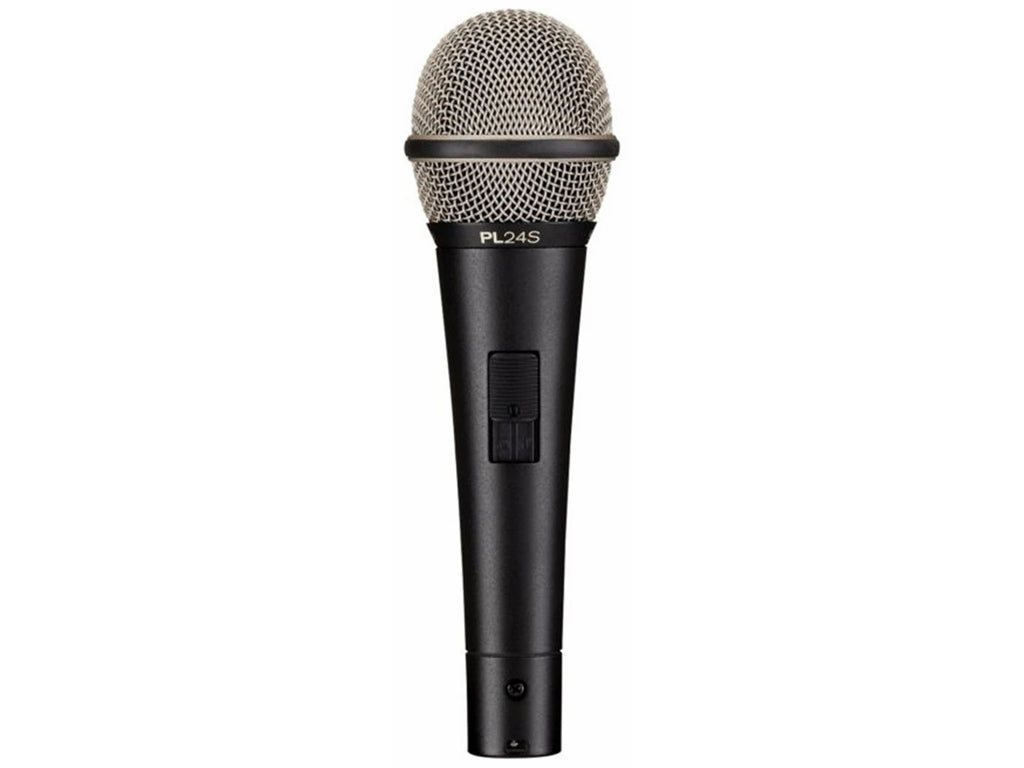 Electro-Voice PL24S Dynamic Supercardioid Vocal Microphone with On/Off Switch