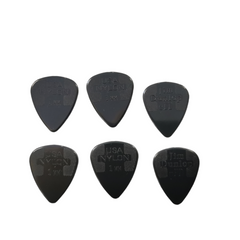 6 x Dunlop Nylon Standard Guitar Picks 1.00mm