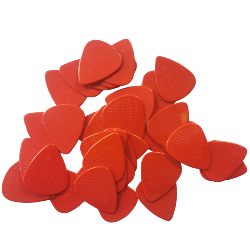 36 x Janicek D-Grip Standard Series Pick in Red (0.73mm)