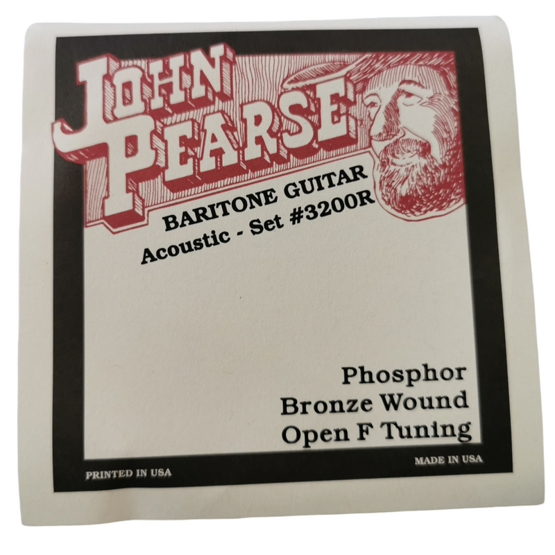 John Pearse Baritone Open F String Set Phosphor Bronze 3200R