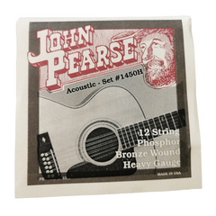 John Pearse 1450H Phosphor Bronze Acoustic Guitar 12-Strings (13-56 Gauge)
