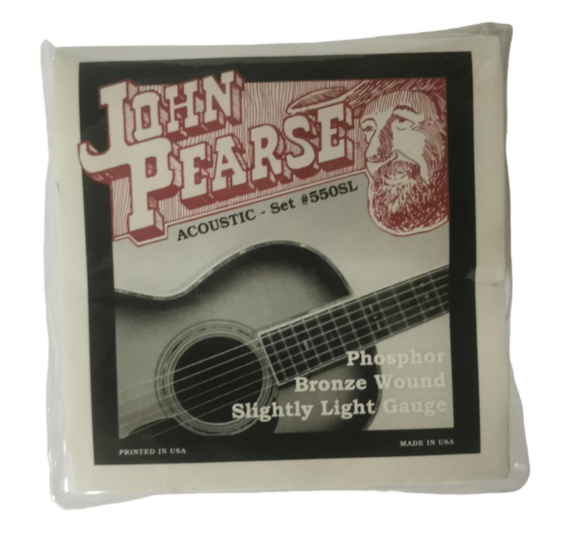 John Pearse Acoustic Guitar Strings Phosphor Bronze Slightly Light 11/50 550SL
