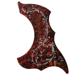 Acoustic Guitar Scratchplate / Pickguard Tortoise with Pattern