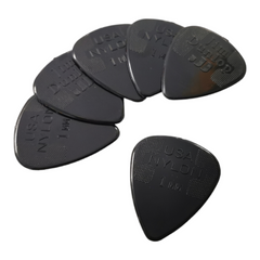 6 x Dunlop Nylon Standard Guitar Picks 1.00mm