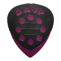 Dava Guitar Pick Delrin Grip Tips in Purple