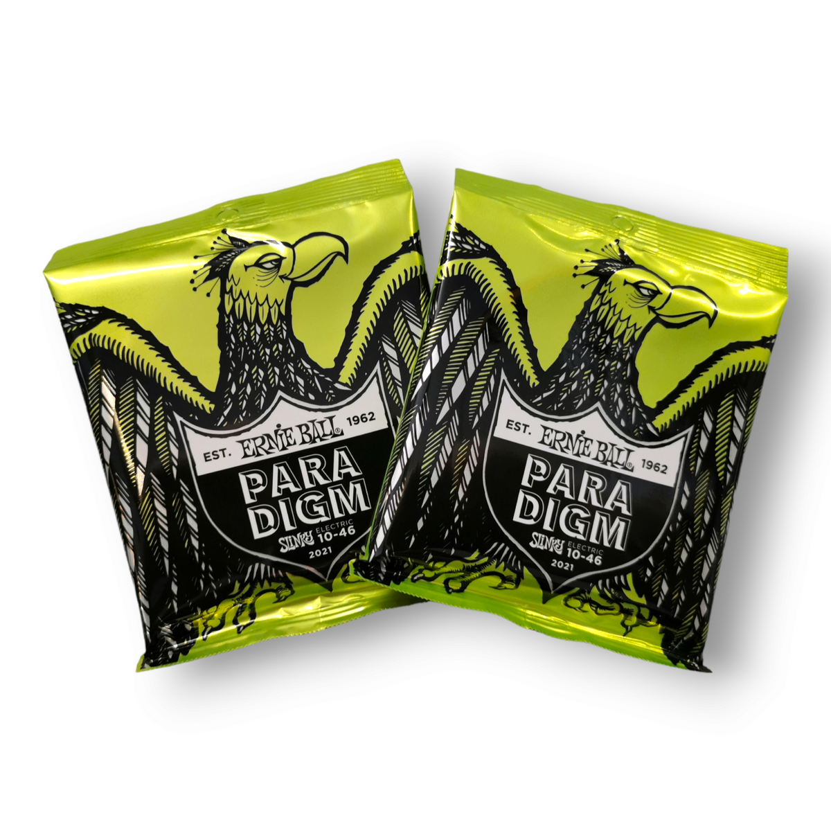 2 x Ernie Ball Paradigm 2021 Regular Slinky Electric Guitar Strings
