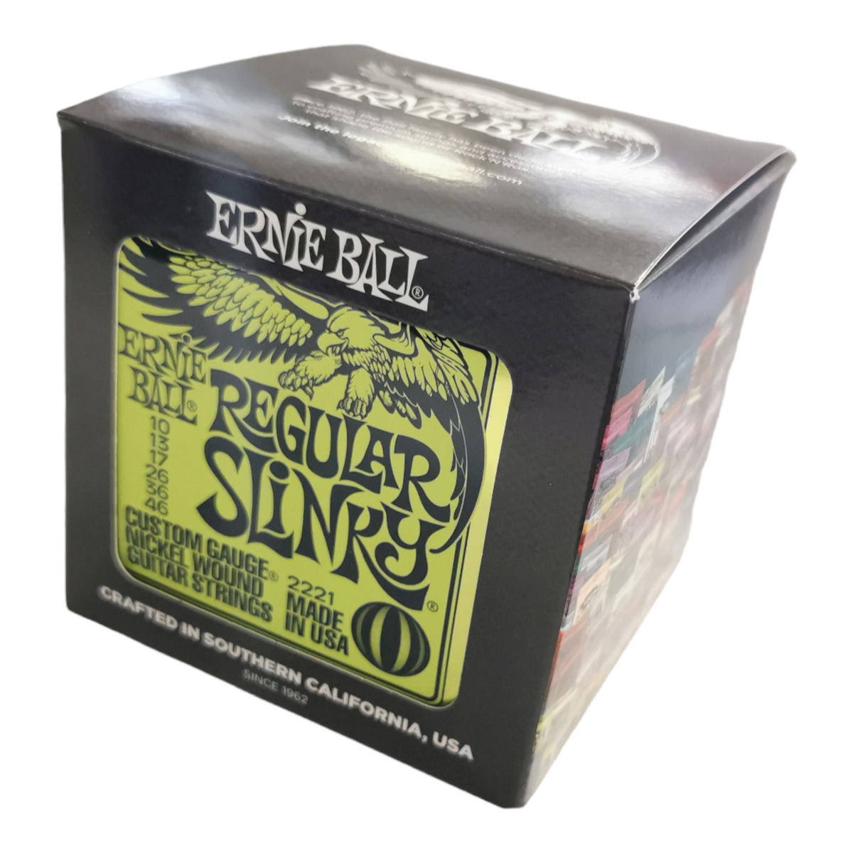 12 x Ernie Ball Regular Slinky Nickel Wound Electric Guitar Strings, 10-46 Gauge