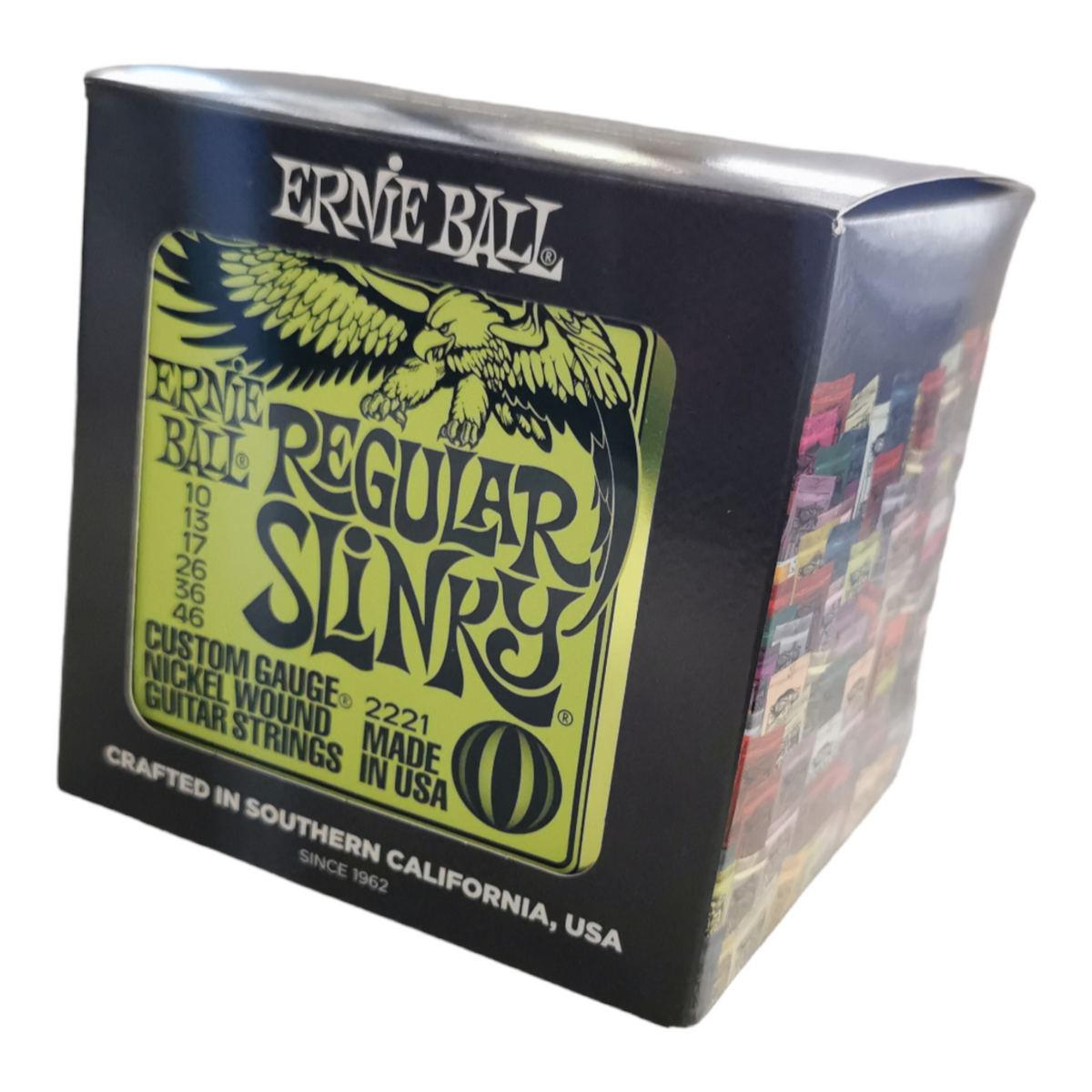 12 x Ernie Ball Regular Slinky Nickel Wound Electric Guitar Strings, 10-46 Gauge