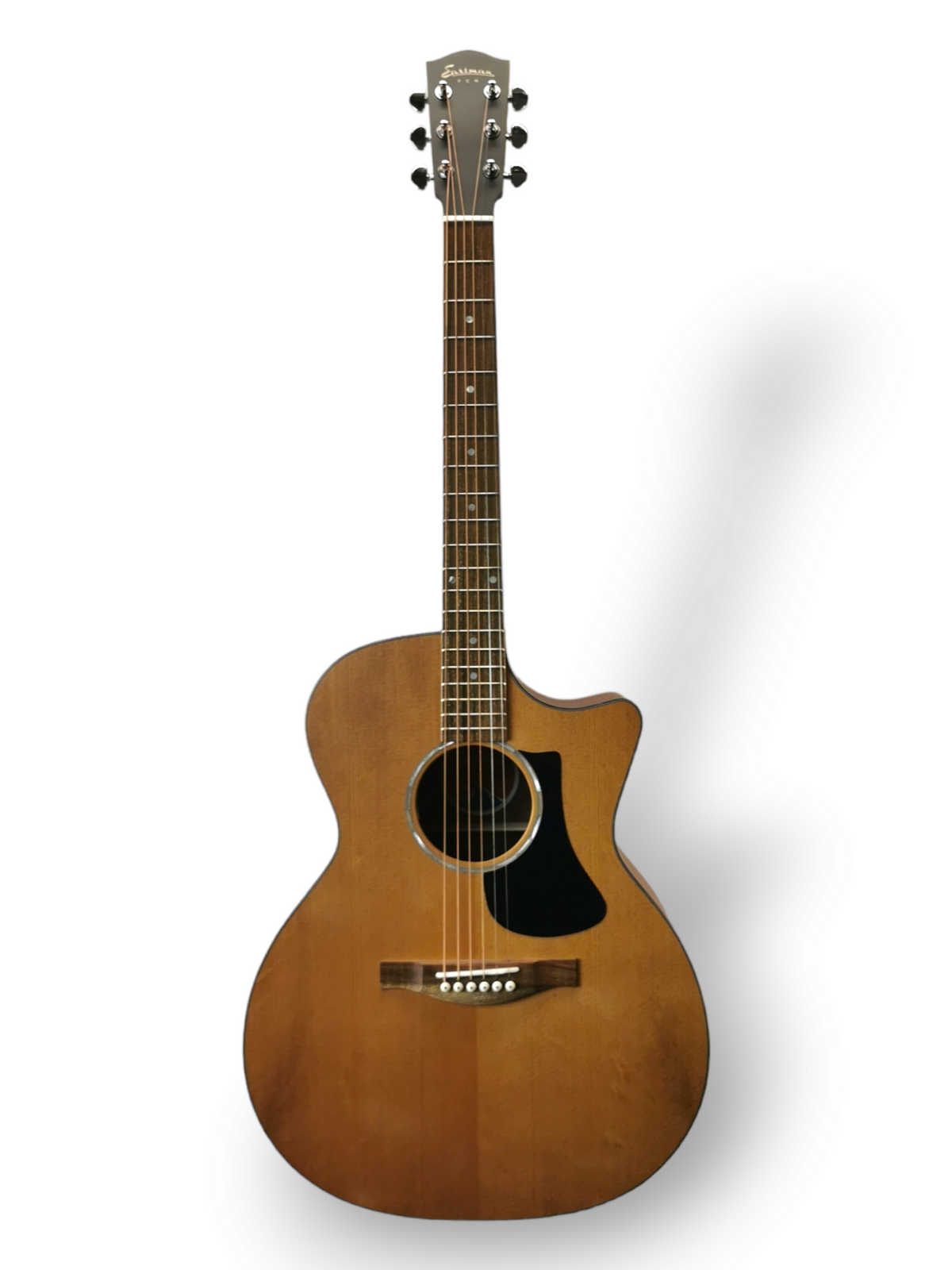 Eastman Mahogany Grand Auditorium Solid Top Natural Finish with Pickup