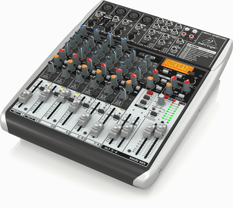 The Behringer XENYX QX1204USB Mixer