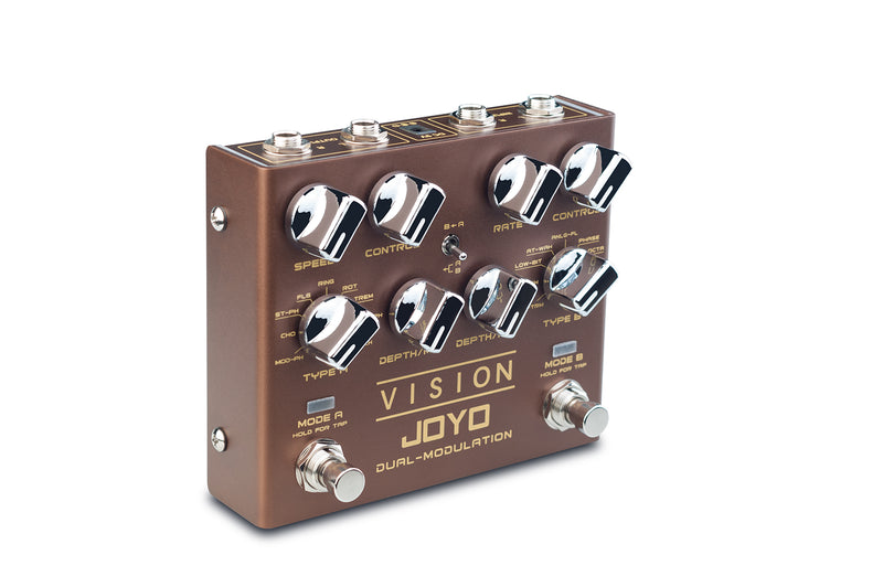 Joyo R-09 Vision Dual Modulation Guitar Effect Pedal