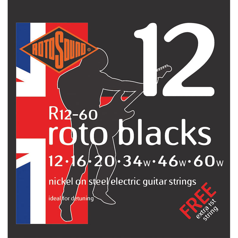 Rotosound R1260 Roto Blacks Electric Detune 12-60