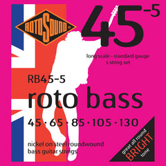 Rotosound RB455 Rotobass 5 String Standard 45 -130