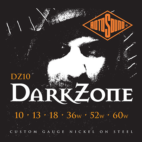 Rotosound DZ10 DarkZone 10-60 Custom Gauge Electric Set