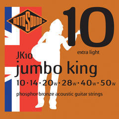 Rotosound JK10 Jumbo King Phosphor Bronze 10 - 50 String