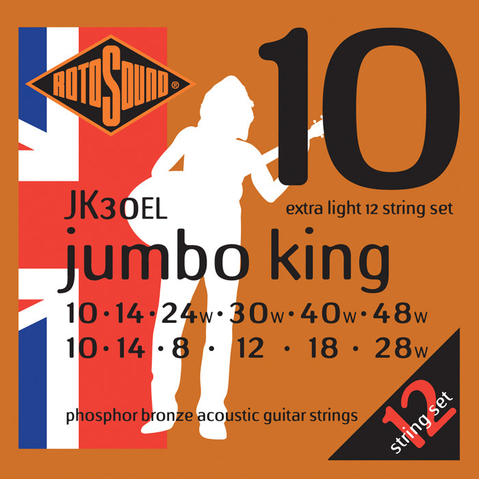 Rotosound JK30EL Jumbo King 12-String Phosphor Bronze