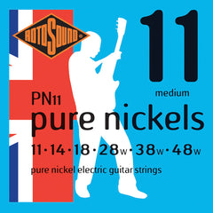 Rotosound PN11 Pure Nickels Electric String Set 11- 48