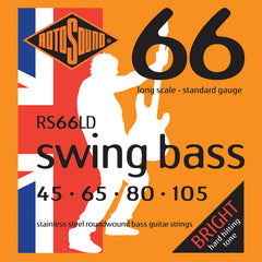 Rotosound RS66LD Swing Bass 66 Long Scale 45 - 105 Stainless