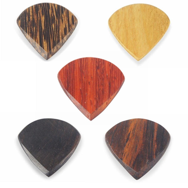 Tone Grown Picks - Jazz Size Collection, 5 Timber Plectrums