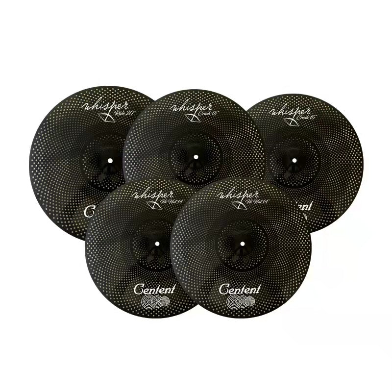 Centent Black Whisper Series Low Volume Cymbal Pack