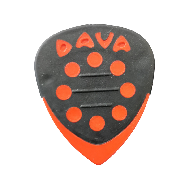 Dava Guitar Pick Delrin Grip Tips in Red