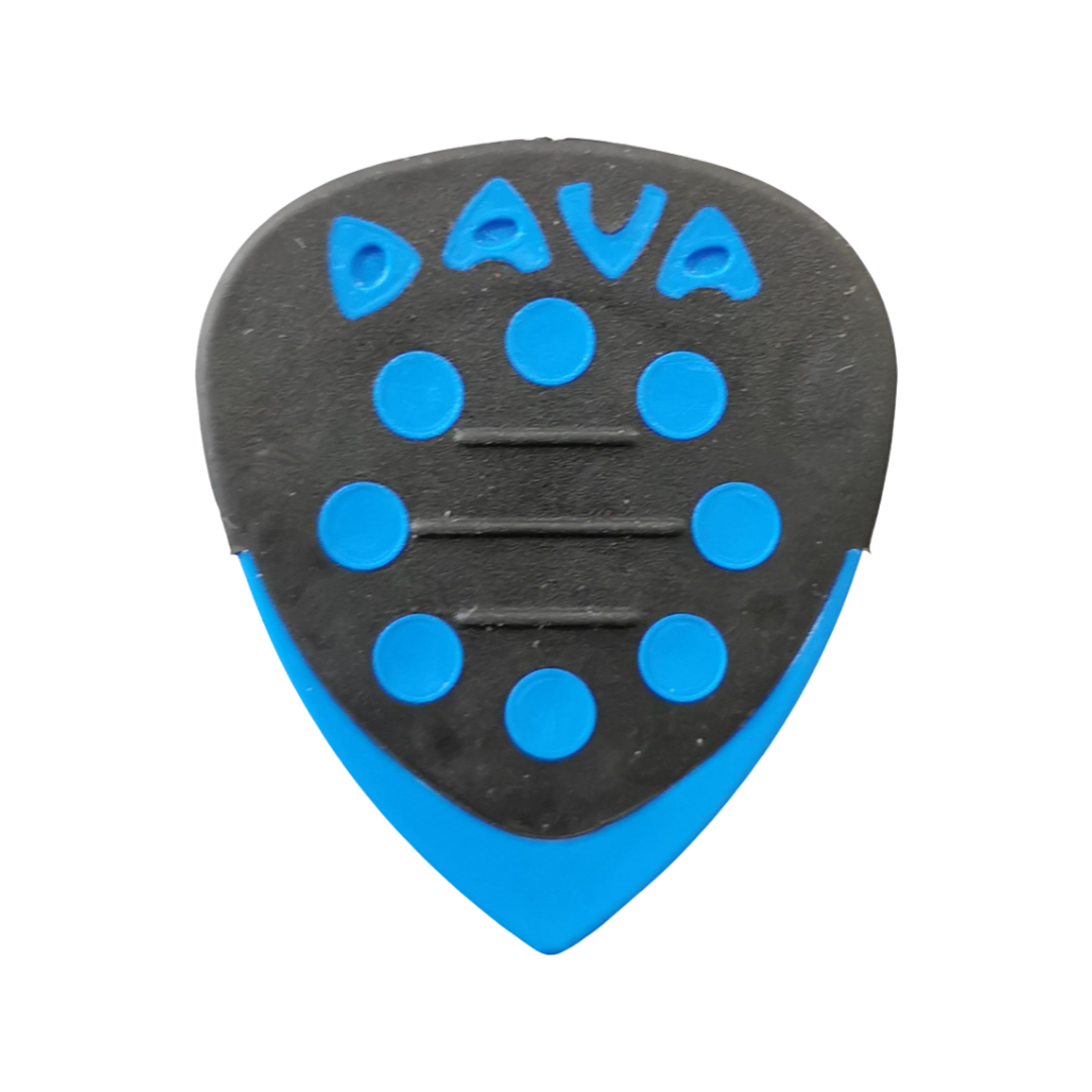 Dava Guitar Pick Delrin Grip Tips in Blue
