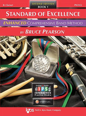 Standard of Excellence Enhanced, Book 1 w/ 3 x Rico Royal 1.5 Reeds
